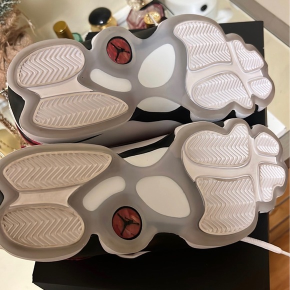 Nike Jordan 6 Rings White Black Carmine size US 8 - Picture 6 of 12